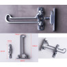 Door Guard Lock Security Swing Bar Latch Chain Yale Heavy Duty Home Strong Steel