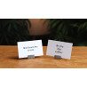 10 Steel Display Name Tag Holder Food Label Card Menu Sign Stand Restaurant Buffet