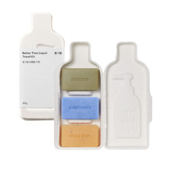 Bar Travel Set Solid Shampoo Conditioner Body Amenity Eco Friendly Trip Bath Kit